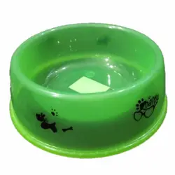 ظرف غذای پلاستیکی دایره ای سگ و گربه