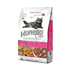غذای خشک گربه بالغ تشویقی دار مونلو( 1 کیلویی باز)