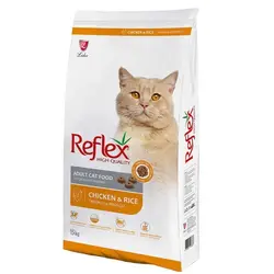 غذای خشک گربه بالغ با طعم مرغ و برنج برند رفلکس وزن2 کیلوگرم