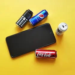 مینی موبایل نوشابه ای مدل BM666 با قابلیت تغییر صدا