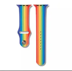 بند اپل واچ رنگین کمانی