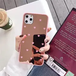 قاب طرح قلب ریز آینه ای