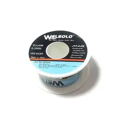 سیم لحیم ولسولو با قطر 3m. و وزن 40g مدل  welsolo vs-740