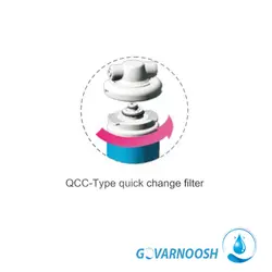 فیلتر تصفیه آب خانگی ایزی ول مجهز به تکنولوژی QCC