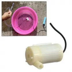 موتور پمپ آب مینیاتوری 5-3 ولت DC (مدل HORIZONTAL)