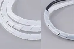 نوار فرم ماکارونی (سیم جمع کن پلاستیکی) سفید سایز 10- 30 متر
