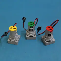 ولتمتر و آمپرمتر چراغ سیگنالی AC500V-100A زرد مربعی مدل AD22-22VAMS