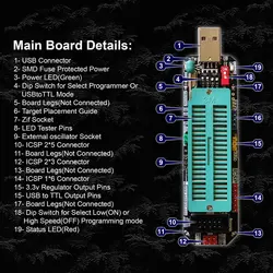 پروگرامر میکروکنترلر AVR سامبران مدل Prog502