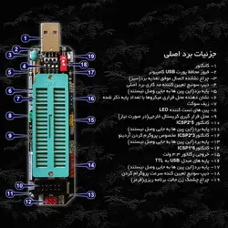 پروگرامر میکروکنترلر AVR سامبران مدل Prog502