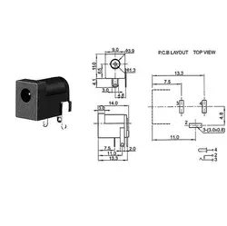 جک آداپتور مدل DC-005C