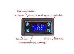 ترموستات دیجیتال دما روپنلی مدل XY-WT01