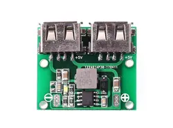 ماژول رگولاتور DC به DC کاهنده دارای ورودی 6V تا 26V و دو خروجی 3A 5V USB