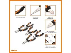 مجموعه 5 عددی انبر کیندو مدل 85102 Kendo