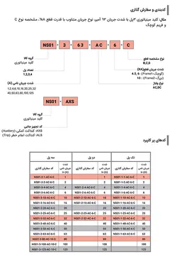 فیوز مینیاتوری تک فاز 10 آمپر مارک NSC مدل C10