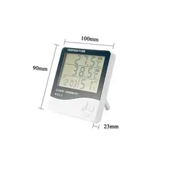 دماسنج و رطوبت سنج دیجیتالی با سنسور بیرونی دما HTC-2