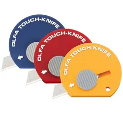 کاتر مینی جیبی گرد الفا OLFA Magnet touch- knife مدل TK-4