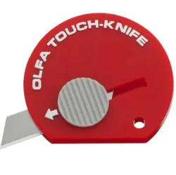کاتر مینی جیبی گرد الفا OLFA Magnet touch- knife مدل TK-4