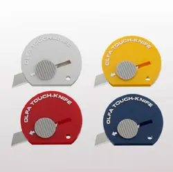 کاتر مینی جیبی گرد الفا OLFA Magnet touch- knife مدل TK-4