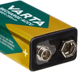 باتری 9 ولت 200mAh کتابی قابل شارژ مارک وارتا VARTA