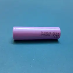 باتری لیتیوم یون 3.7v سایز 18650 2600mAh مارک Samsung