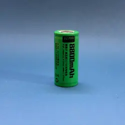 باتری 3.7V لیتیومی 32700  اسمال سان 8800mah مرغوب آی سی دار