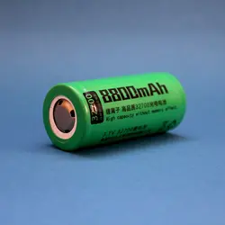 باتری 3.7V لیتیومی 32700  اسمال سان 8800mah مرغوب آی سی دار