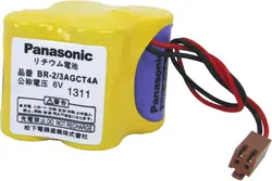 باتری لیتیوم 6V مدل BR2/3AGCT4A مارک پاناسونیک Panasonic