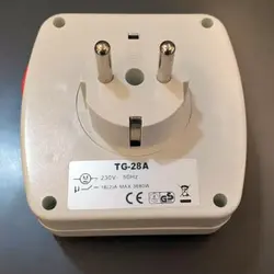 پریز تایمر دار 24 ساعته مدل TG-28A