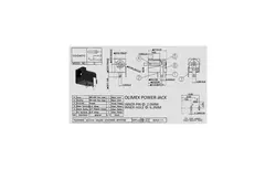 جک آداپتوری مادگی مشکی استاندارد مدل DC-005 قطر پین 2.0mm
