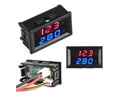 آمپرمتر ولتمتر DC روپنلی 50 آمپر 0v-100v به همراه شنت