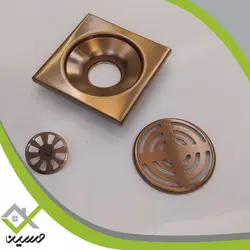 کفشور کارناوا مدل دو درب استیل طلا مات سایز 10*10