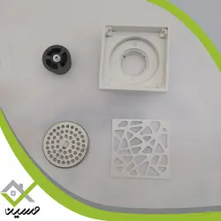 کفشور هفت سی فولاد مدل هندسی زیتونی 10*10 کد 7303
