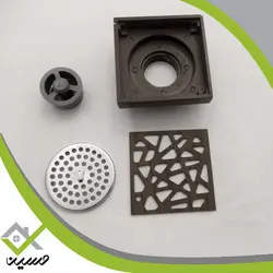 کفشور هفت سی فولاد مدل هندسی زیتونی 10*10 کد 7303
