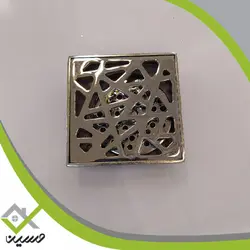 کفشور هفت سی مدل هندسی کروم براق 10*10 کد 7303