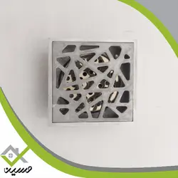 کفشور هفت سی مدل هندسی کروم براق 10*10 کد 7303