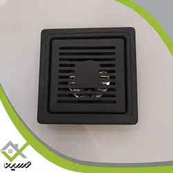 کفشور هفت سی استیل مدل راه راه کروم سایز 10*10 کد 7304