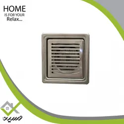کفشور هفت سی استیل مدل راه راه کروم مات سایز 10*10 کد 7304
