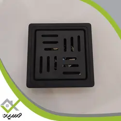 کفشور هفت سی مدل مشبک استیل کروم مات سایز 10*10