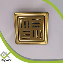 کفشور هفت سی مدل مشبک استیل کروم مات سایز 10*10