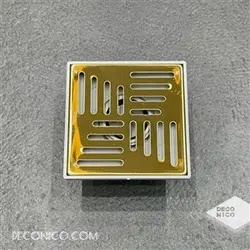 کفشور نقطه ای مشبک طلایی 10*10 زیر ABS آرین - فروشگاه هفت سی