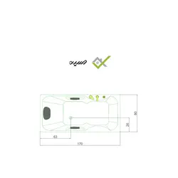 جکوزی شاینی مدل N-JA010 170-80