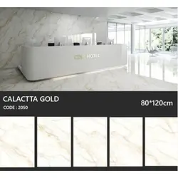 سرامیک پالرمو مدل calacatte gold 120*80 پولیش P2050