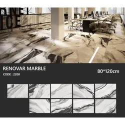 سرامیک پالرمو مدل renovar marble 120*80 پولیش P2200