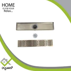 کف شور خطی آریان مدل مشبک طرح H سایز 33*8 کد AT-1033