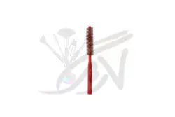 برس مو گرد رنگ قرمز مدل QDENCO A1003