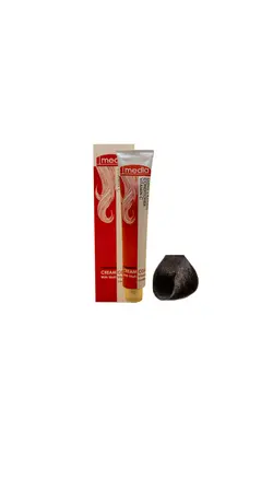 رنگ مو مدیا سری خاکستری شماره ۵٫۱ حجم ۱۰۰ میلی لیتر رنگ قهوه ای خاکستری روشن