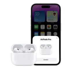 هدفون بی سیم اپل مدل AirPods Pro 2nd Generation همراه با محفظه شارژApple AirPods Pro 2nd Generation Wireless Headphones with Charging case