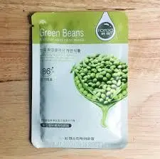 ماسک ورقه ای آبرسان و مرطوب کننده صورت عصاره لوبیا سبز2020 green beans skin mask rorec