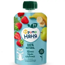 پوره ساندیسی سیب موز توت فرنگی فروتونیانیا Frutonyanya