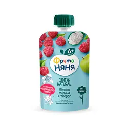 پوره ساندیسی سیب،تمشک،پنیر خامه ای فروتونیانیا Frutonyanya